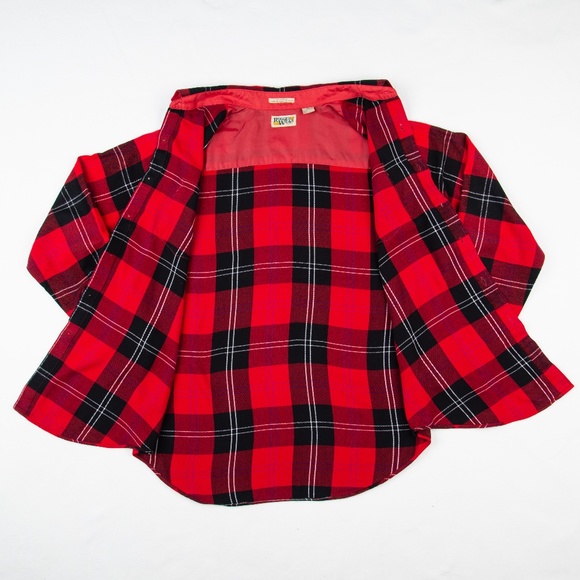 Vintage Rugged Wear Red and Black Plaid - Picture 3 of 6